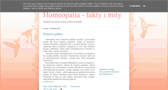Desktop Screenshot of lekarzhomeopata.pl